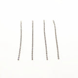75x3mm 100pcs Rhinestone Claw Chain Charm for Earrings - DIY Earring Accessories