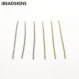 75x3mm 100pcs Rhinestone Claw Chain Charm for Earrings - DIY Earring Accessories