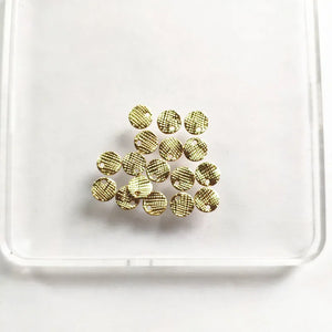 7mm 200pcs Zinc Alloy Round Stud Earring Parts for Jewelry DIY