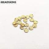 7mm 200pcs Zinc Alloy Round Stud Earring Parts for Jewelry DIY