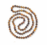 Natural Tiger Stone Beaded Necklace Bracelet