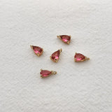 Copper/Crystal Drop Charm for Earring DIY