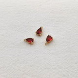 Copper/Crystal Drop Charm for Earring DIY