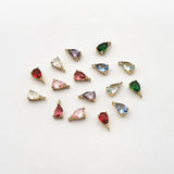 Copper/Crystal Drop Charm for Earring DIY