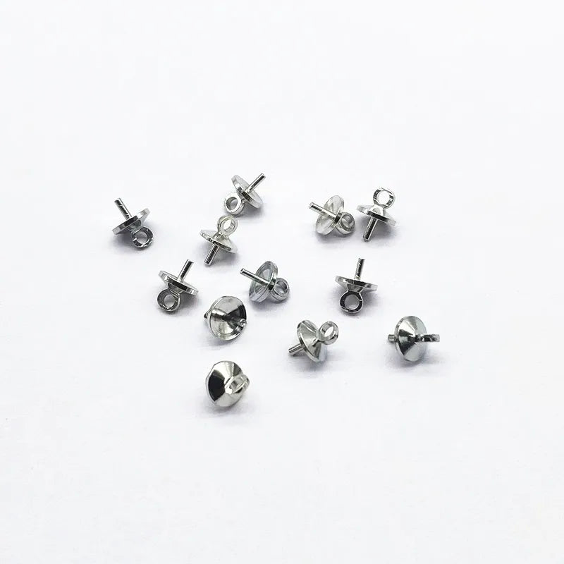 500pcs Copper Bead Cap for Earrings DIY
