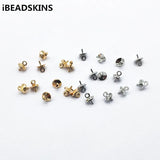 500pcs Copper Bead Cap for Earrings DIY