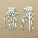 Crystal Flower Earring DIY Parts 20pcs