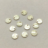 9mm Zinc Alloy Round Shape Love Charm for Earrings Making - 100pcs
