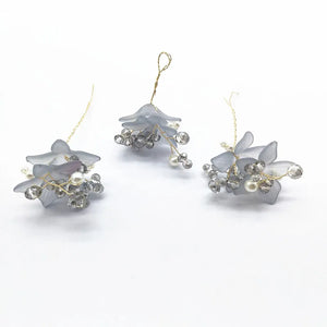 Flower Charm Earrings Necklace Accessories DIY - 20pcs