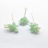 Flower Charm Earrings Necklace Accessories DIY - 20pcs