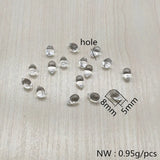 Acrylic Clear Drop Charm Beads for DIY Jewelry - Headdress Earrings Parts