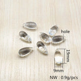 Acrylic Clear Drop Charm Beads for DIY Jewelry - Headdress Earrings Parts