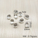 Acrylic Clear Drop Beads for Headdress and Earrings DIY