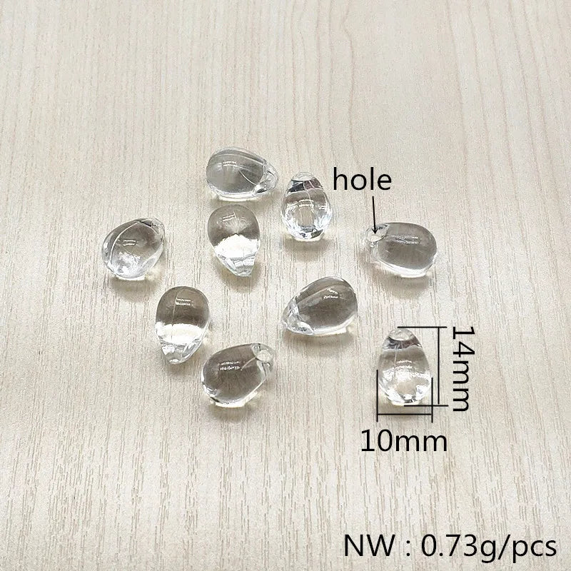 Acrylic Clear Drop Beads for Headdress and Earrings DIY