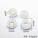 30pcs Pearls Charm Earring Findings Jewelry DIY