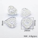 30pcs Pearls Charm Earring Findings Jewelry DIY