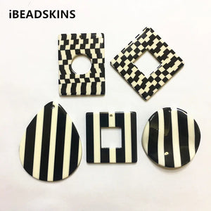 50pcs Acetic Acid Geometric Charm for Earring DIY