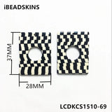 50pcs Acetic Acid Geometric Charm for Earring DIY