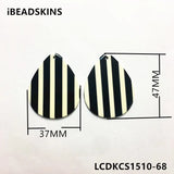 50pcs Acetic Acid Geometric Charm for Earring DIY