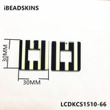 50pcs Acetic Acid Geometric Charm for Earring DIY