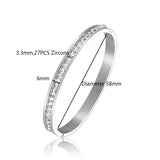 Zircon Bracelets & Bangles Women Stainless Steel Cuff Love Bangles