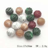 Acrylic Marble Effect Beads for Jewelry Making