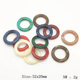Acrylic Marble Effect Beads for Jewelry Making