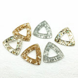 Acrylic Triangle Charm for Earrings 30pcs