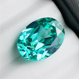 Palaiba Beads Oval Shape Green Gemstone