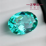 Palaiba Beads Oval Shape Green Gemstone