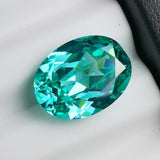 Palaiba Beads Oval Shape Green Gemstone
