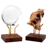 Wood Stand Crystal Ball Holder Golf Ball Displays Gemstone Holder