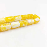Yellow Resin Islamic Prayer Beads Tassel Bracelet