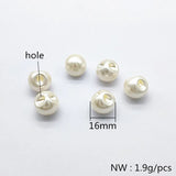 Pearl Ball Beads for DIY Jewelry Making - Headdress/Earrings Parts