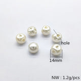 Pearl Ball Beads for DIY Jewelry Making - Headdress/Earrings Parts