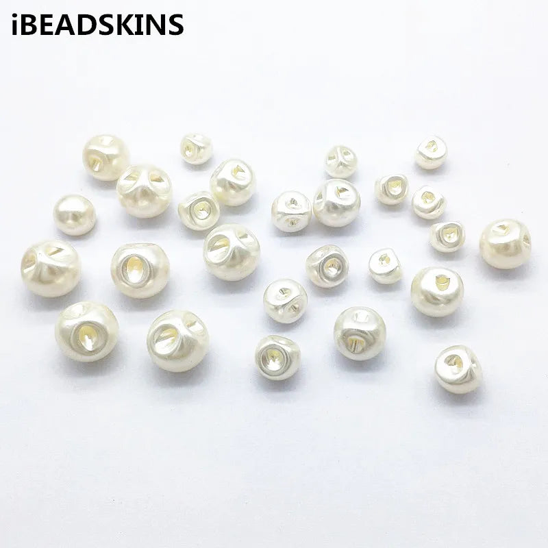 Pearl Ball Beads for DIY Jewelry Making - Headdress/Earrings Parts
