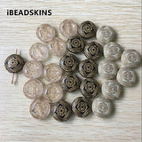 22mm Acrylic Coin Shape Beads for Jewelry DIY #008