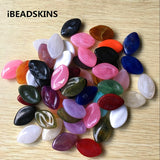 Acrylic Marble Effect Leaf Beads for DIY Jewelry Making