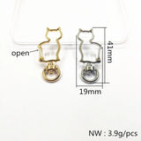 50pcs/lot Key Chain Clasps for Handmade Jewelry DIY