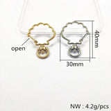 50pcs/lot Key Chain Clasps for Handmade Jewelry DIY