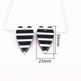 50pcs/lot Acetic Acid Earring Charms, Jewelry Findings Making