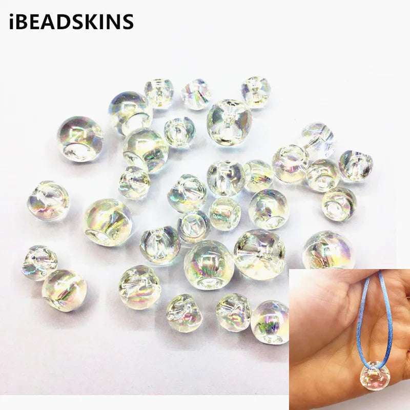 Aurora Slippery Ball Beads for DIY Jewelry - Choose Sizes