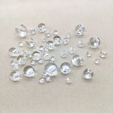 Clear Slippery Ball-shape Beads for DIY Jewelry, Headdress Accessories