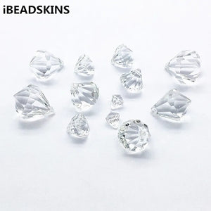 Clear Acrylic Drop Shape Beads for Earrings, Hand Jewelry Findings