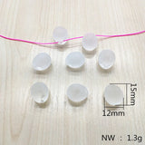 Clear Acrylic Frosted Drop Shape Beads for Earrings DIY, Jewelry Findings