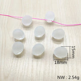 Clear Acrylic Frosted Drop Shape Beads for Earrings DIY, Jewelry Findings