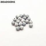 Solid Acrylic Crack Beads for Earring Parts DIY