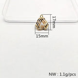 Twisted Copper Charm for Earrings & Necklace DIY