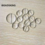 Acrylic Clear COINS Beads for Jewelry Making