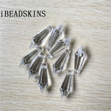 Acrylic Clear Cone Shape Charm Beads for Jewelry Making